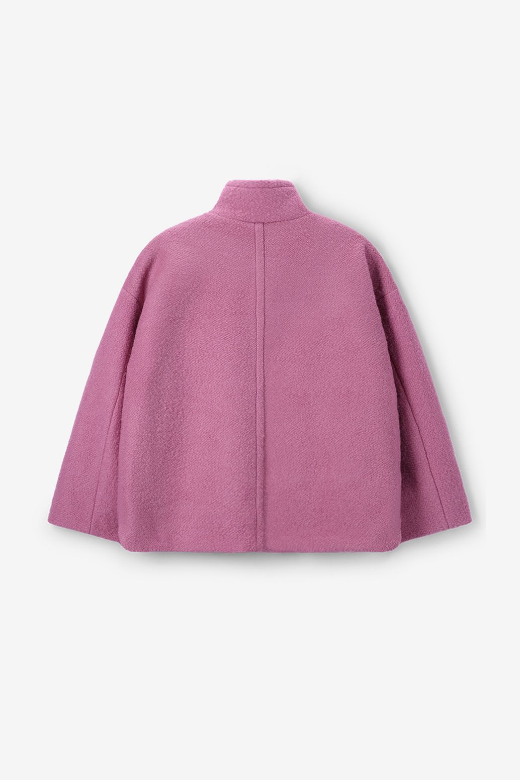 Bouclé-Jacke - rosa
