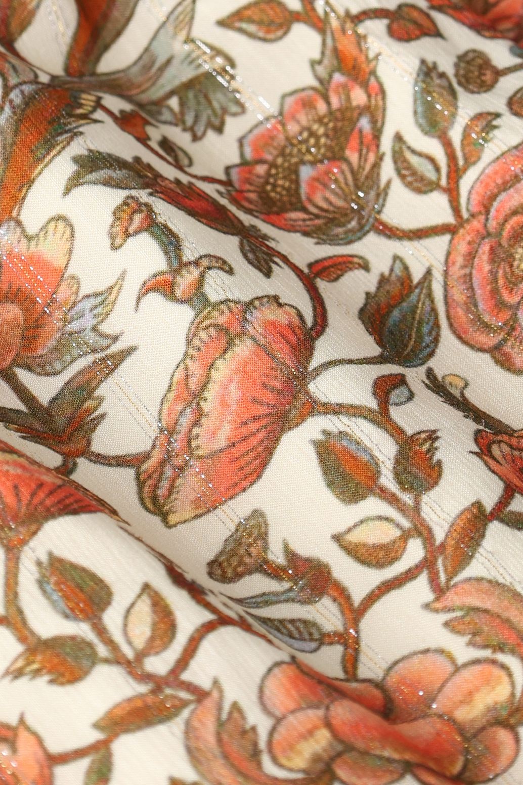 Robe longue avec imprimé - blanc