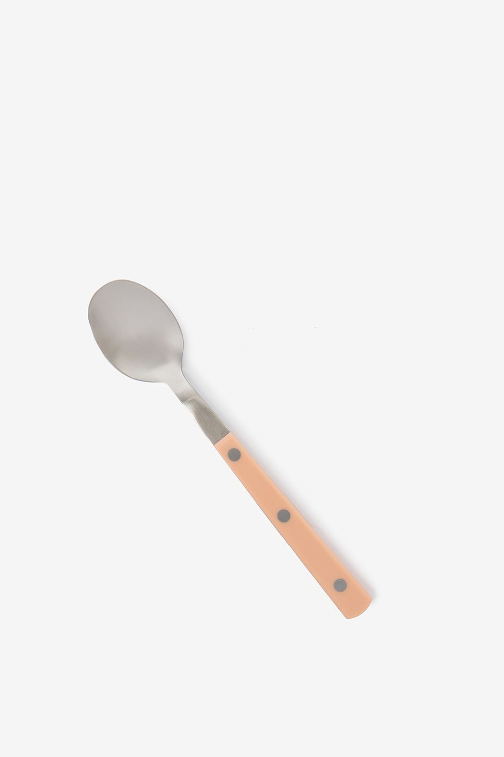 HKliving Cuillère à dessert avec manche coloré - orange clair