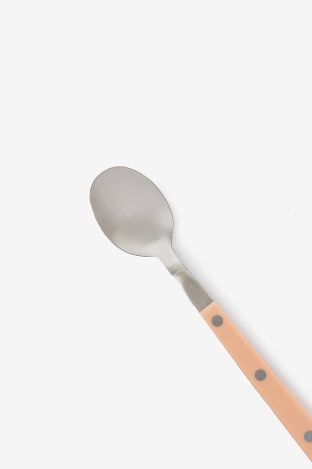 HKliving Cuillère à dessert avec manche coloré - orange clair