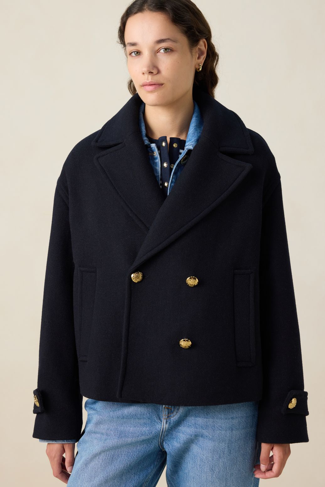 Peacoat-Jacke - dunkelblau