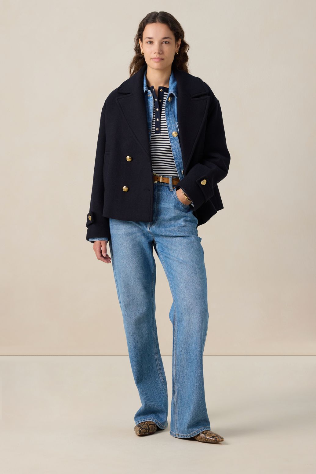 Peacoat-Jacke - dunkelblau