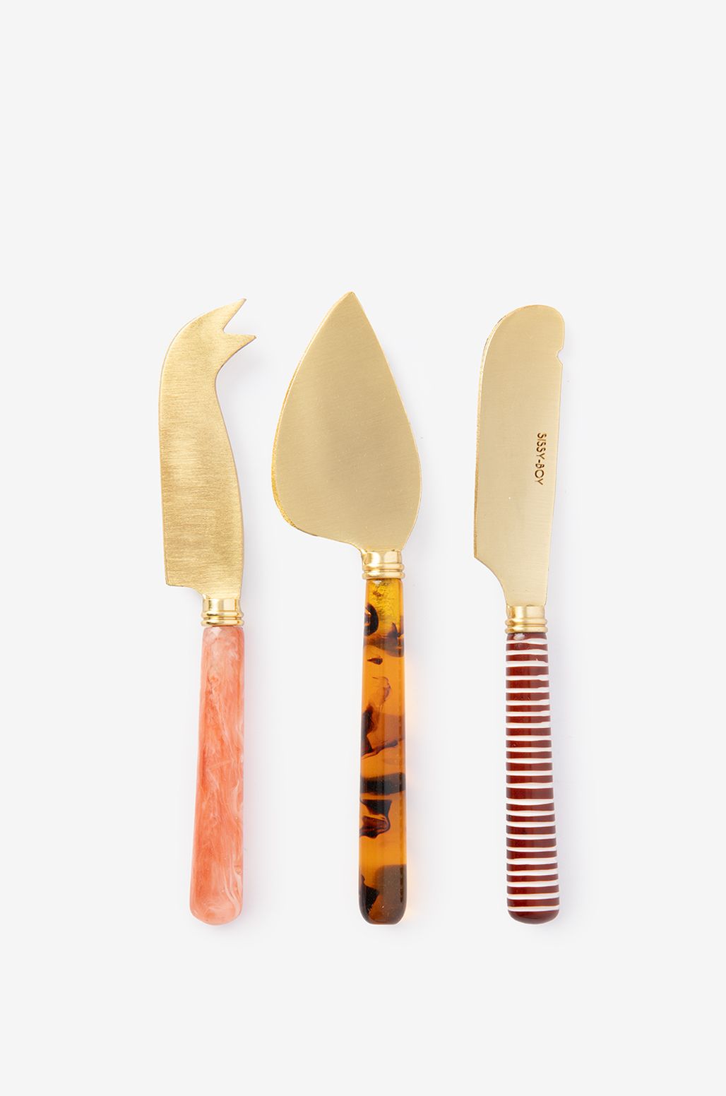 3er-Set Käsemesser - mehrfarbig