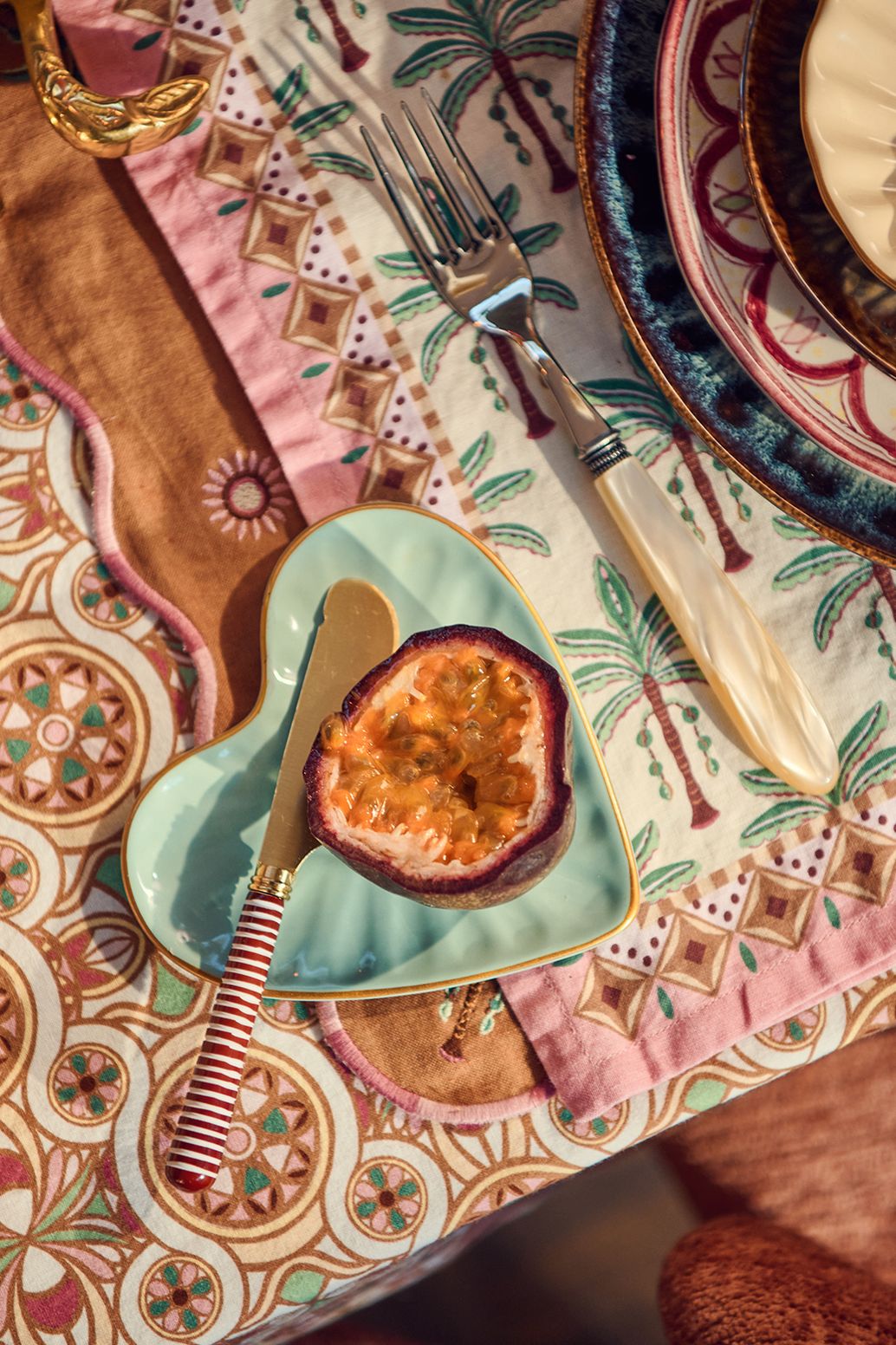 Set de 3 couteaux à fromage - multicolore