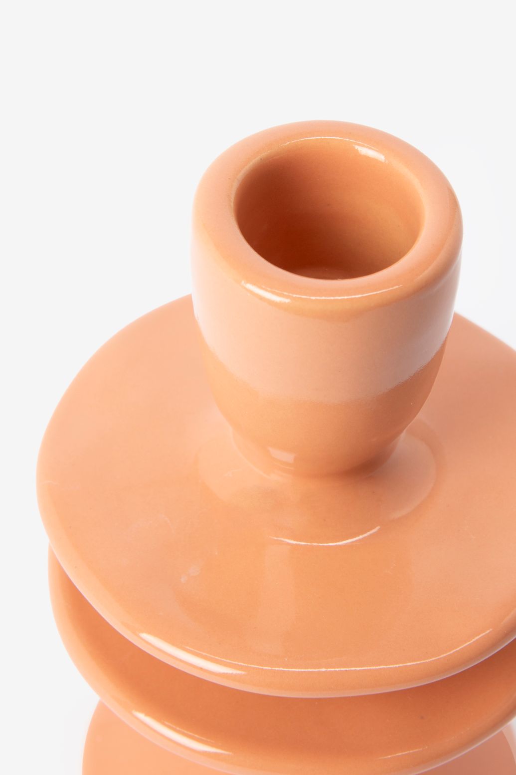 Kerzenhalter Ruffle - orange