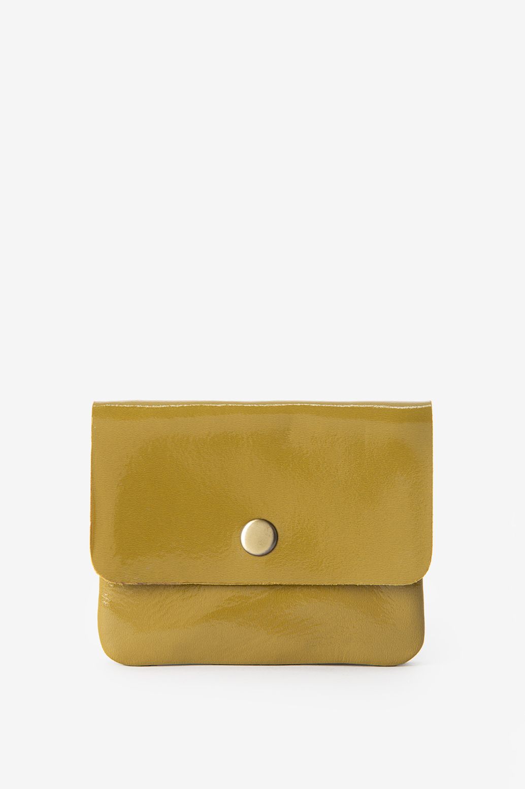 Leder-Portemonnaie - dunkelgrün