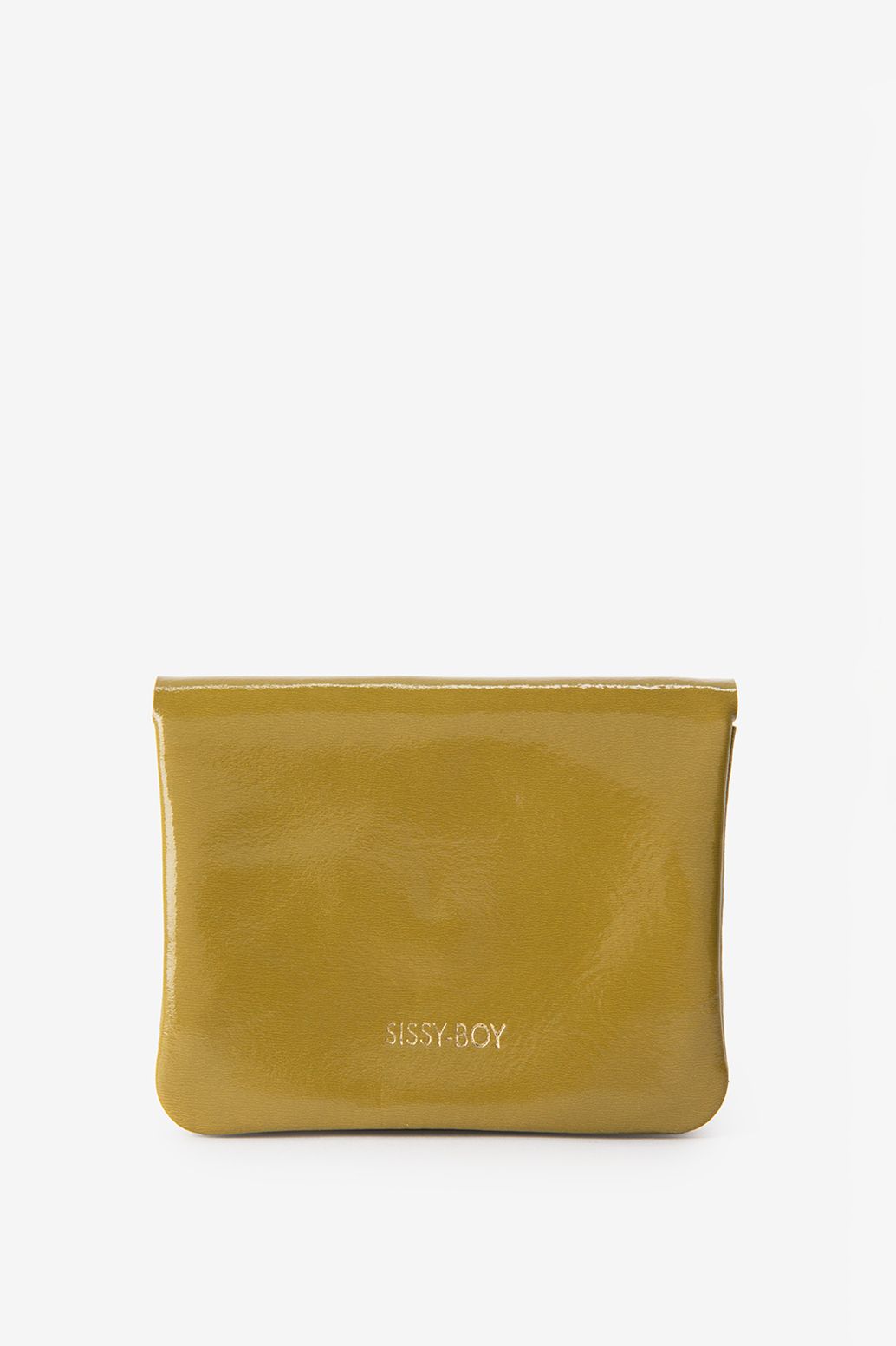 Leder-Portemonnaie - dunkelgrün