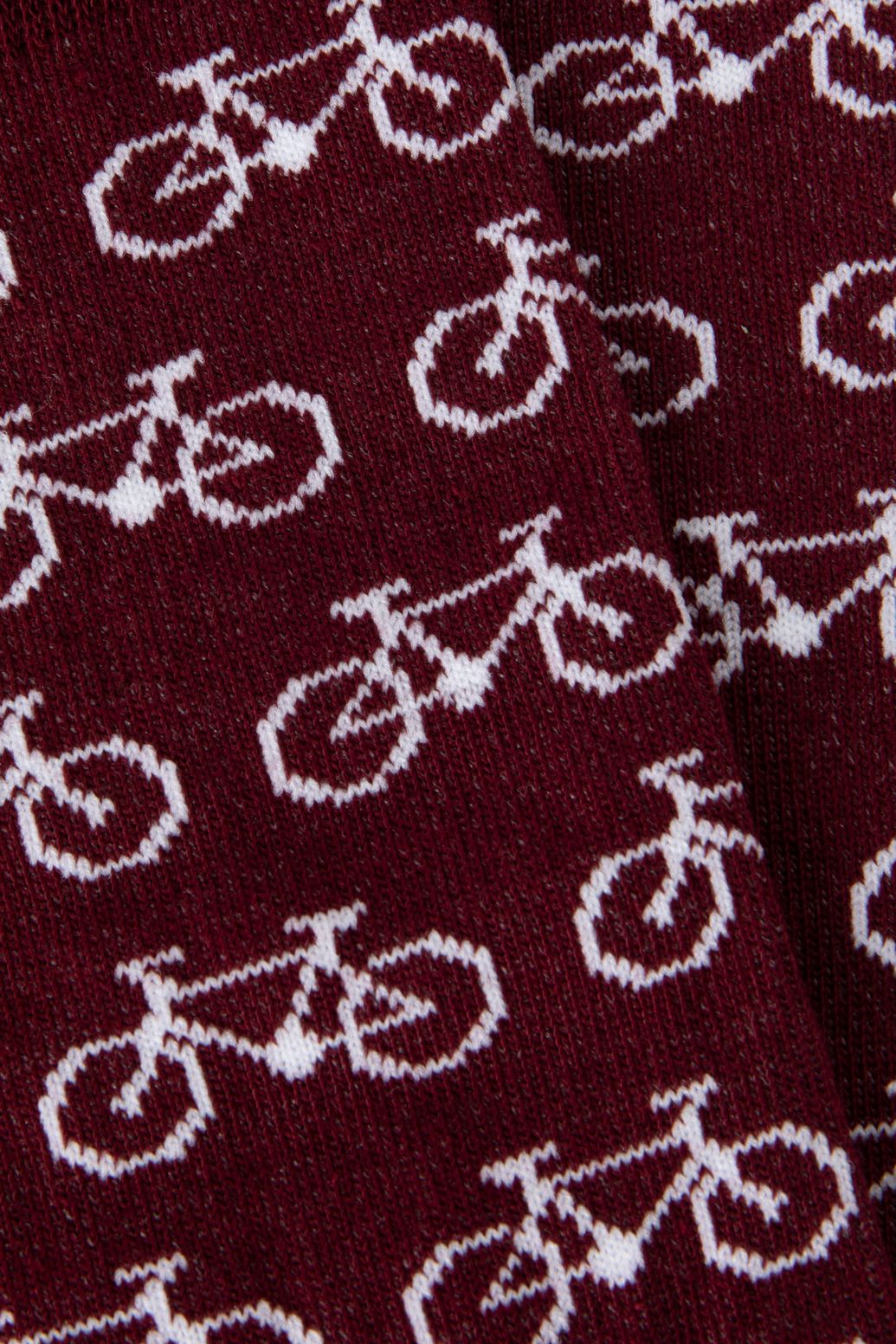 Heroes on Socks donkerrode sokken met print