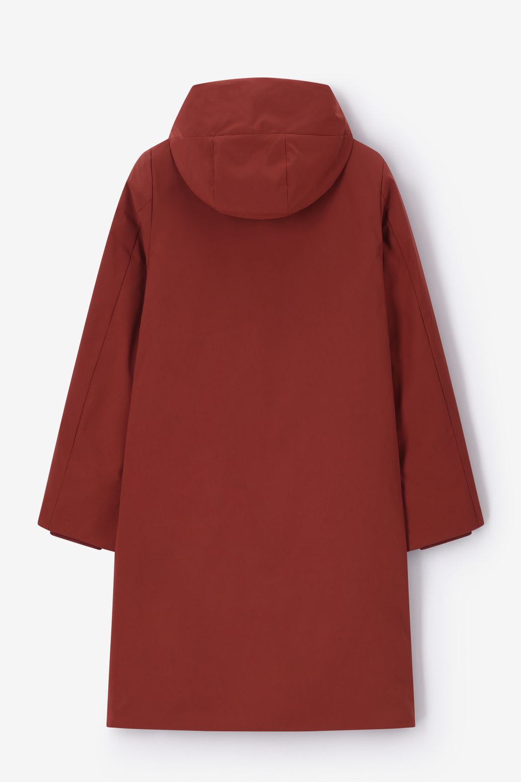 Donkerrode parka