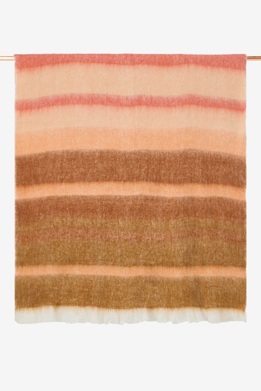 Multicolour sprei met strepen (130x180 cm)