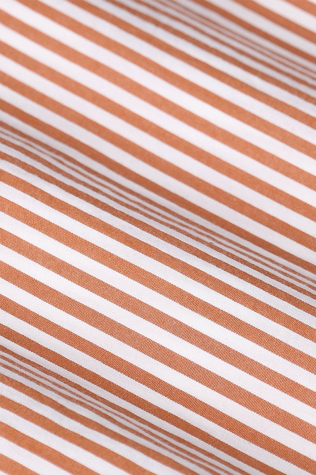 Blouse rayée - marron clair