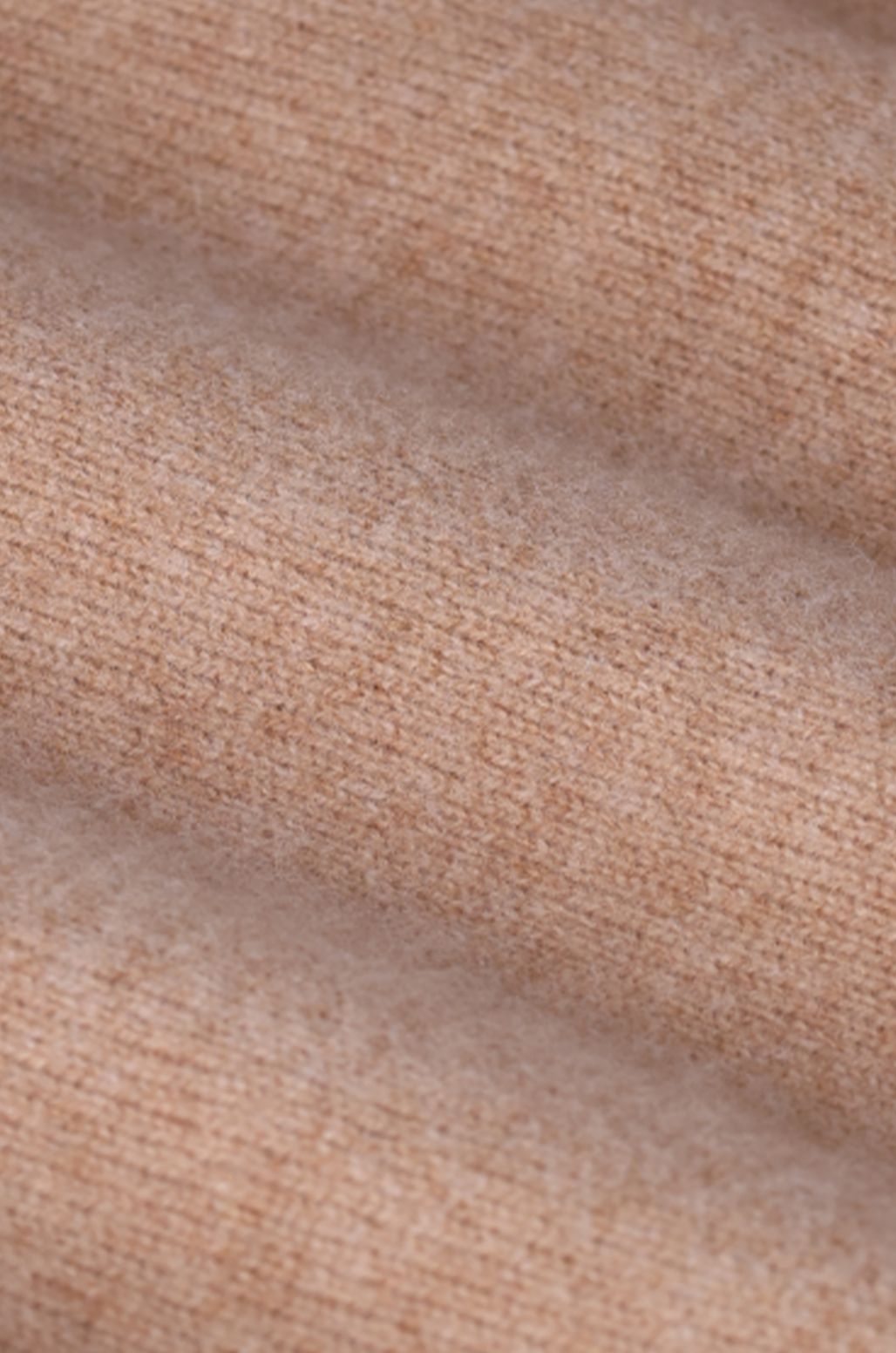 Pullover mit V-Ausschnitt - braun