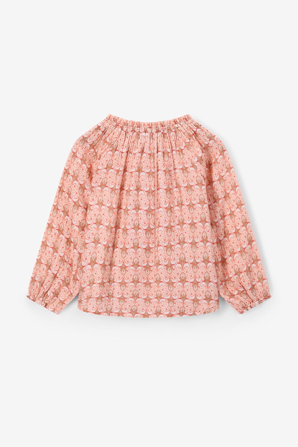 Blouse avec imprimé - orange clair