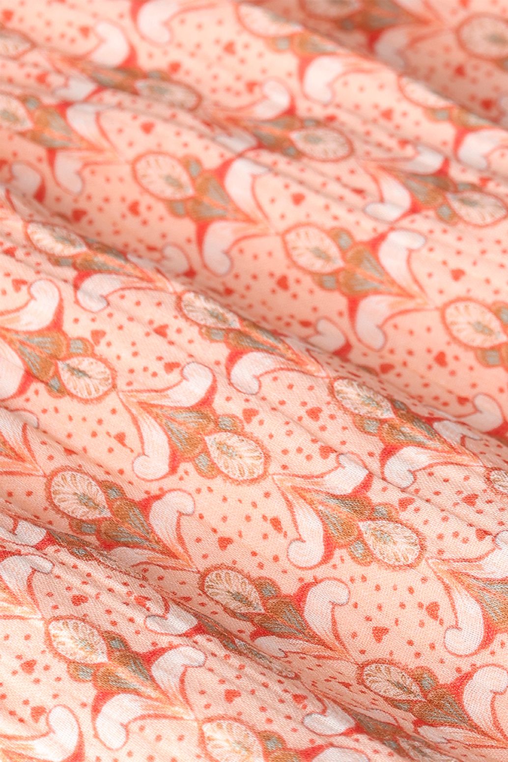 Blouse avec imprimé - orange clair