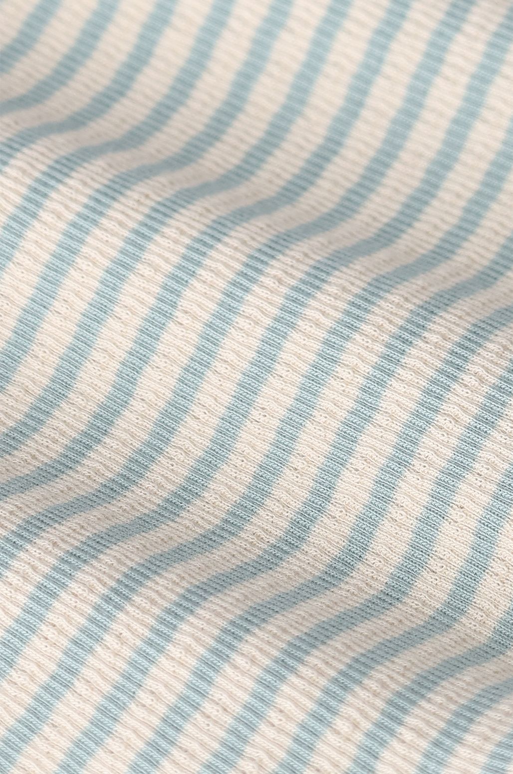 Lichtblauwe gestreepte longsleeve