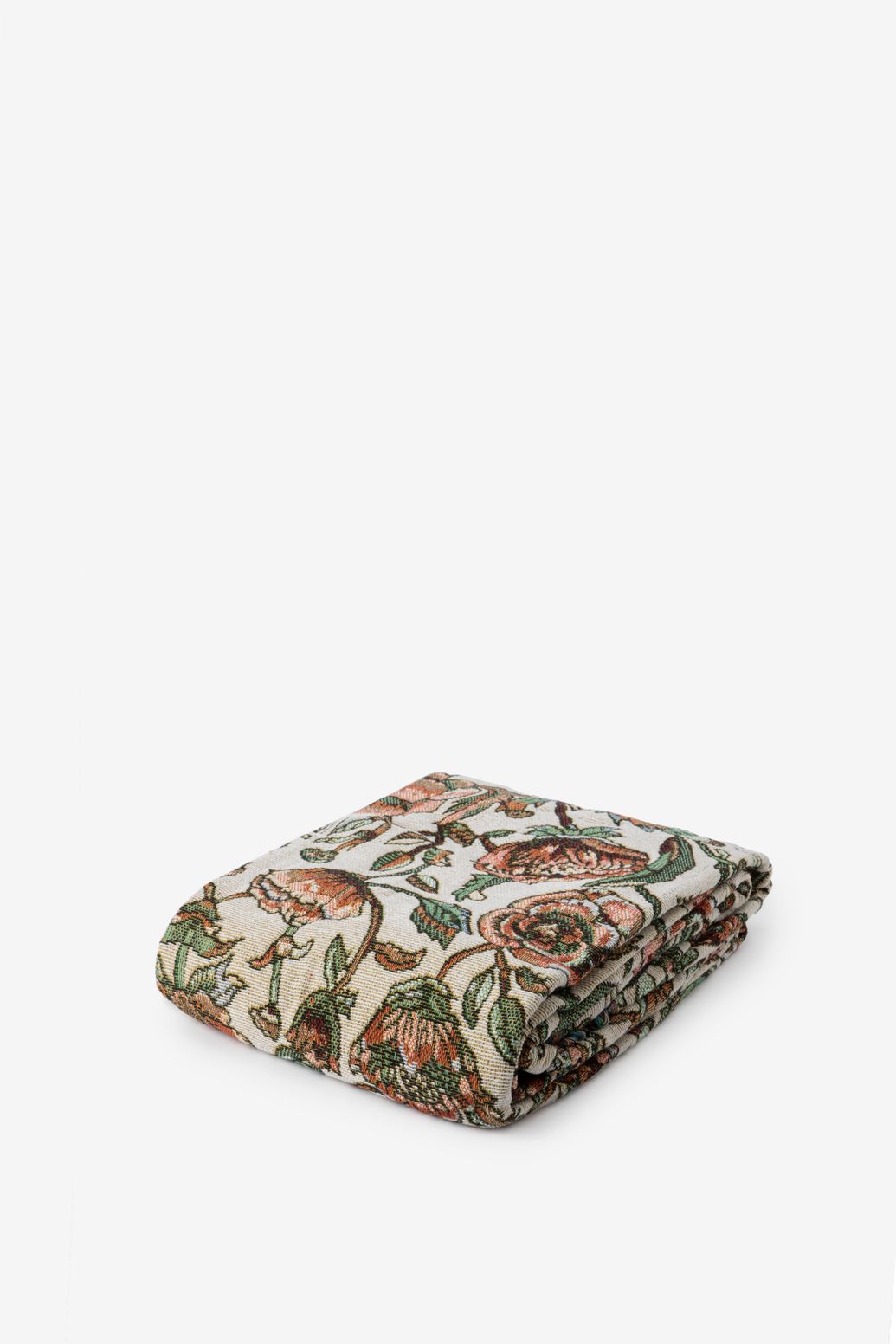 Decke mit Blumenmuster (200X250 cm) - mehrfarbig