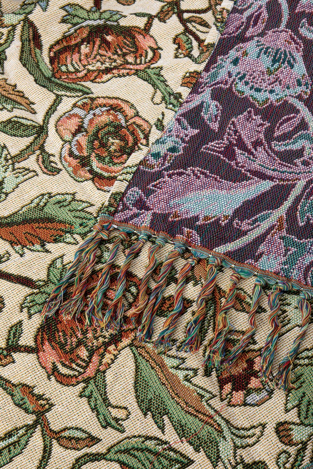 Decke mit Blumenmuster (200X250 cm) - mehrfarbig