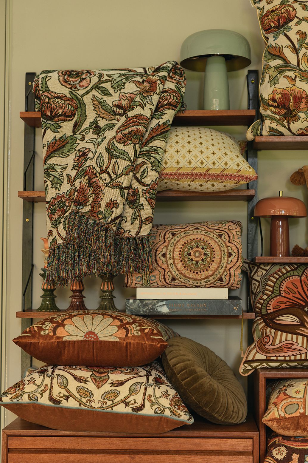 Decke mit Blumenmuster (200X250 cm) - mehrfarbig