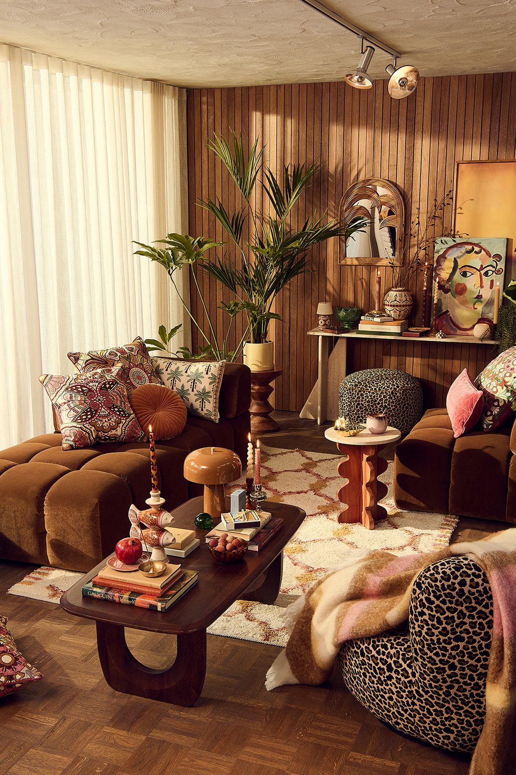 Houten salontafel (120x60 cm)