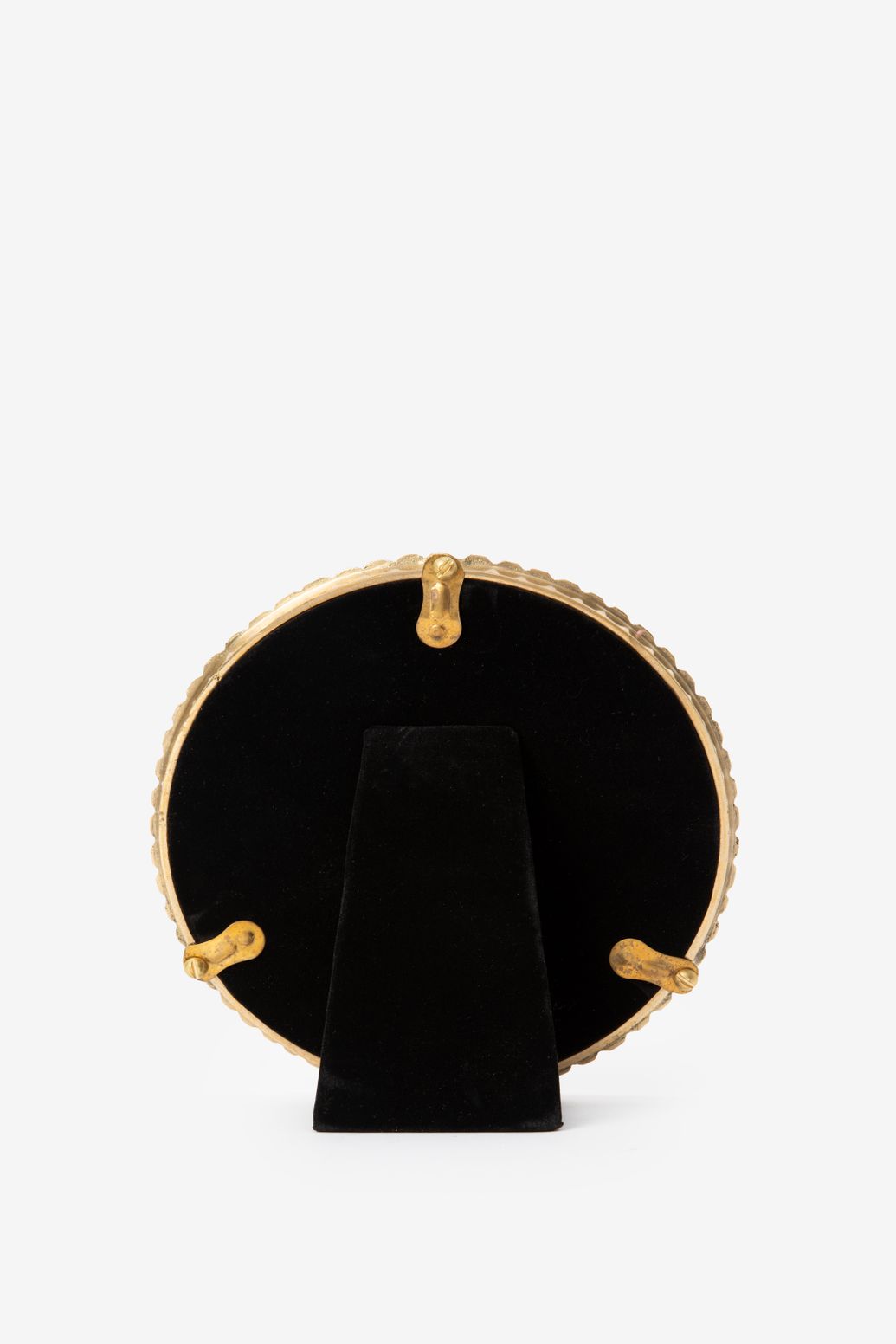 Roze scalloped spiegel