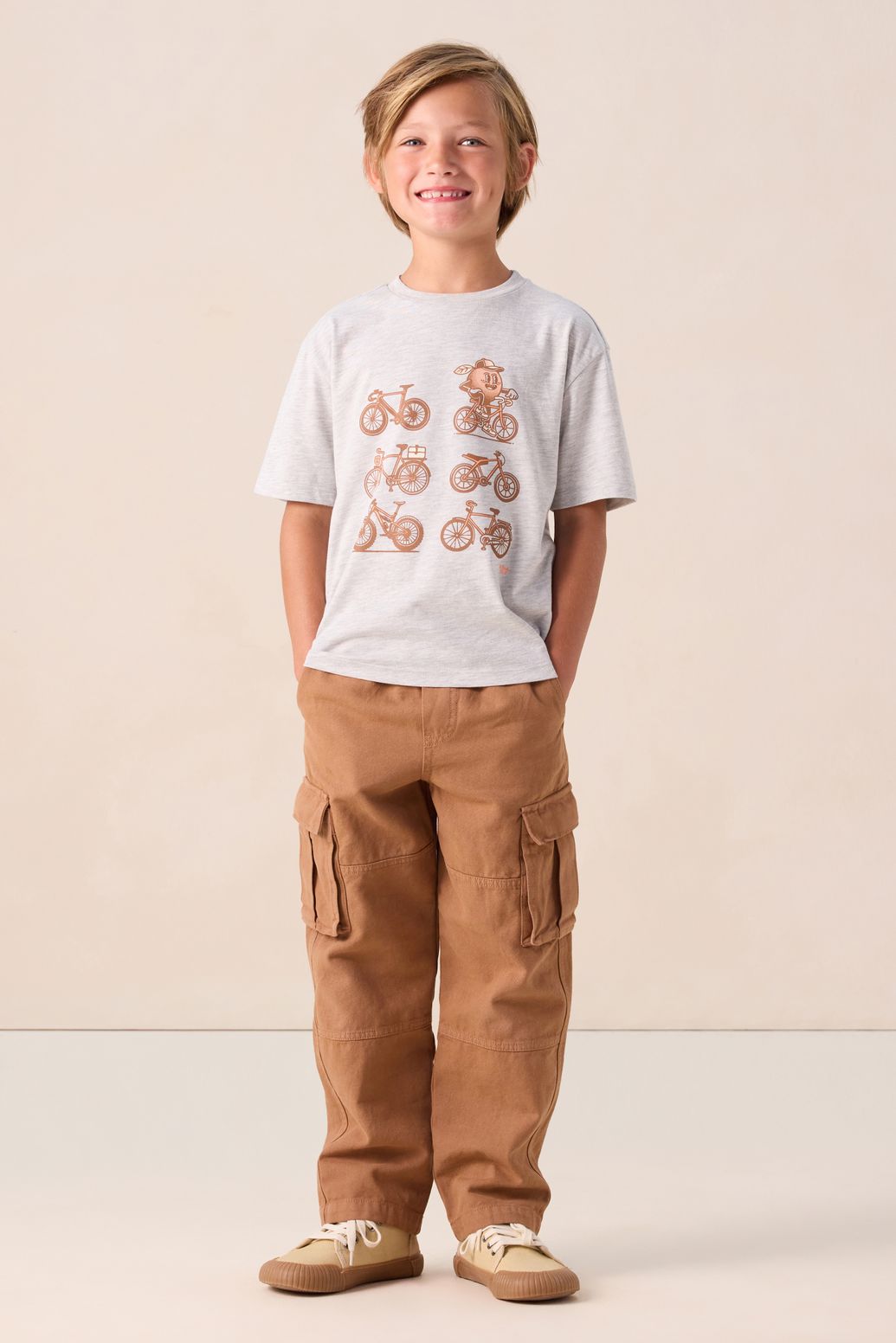 Grijs T-shirt met print