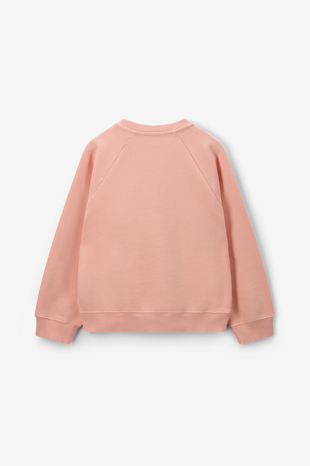 Sweater mit Print - hellorange