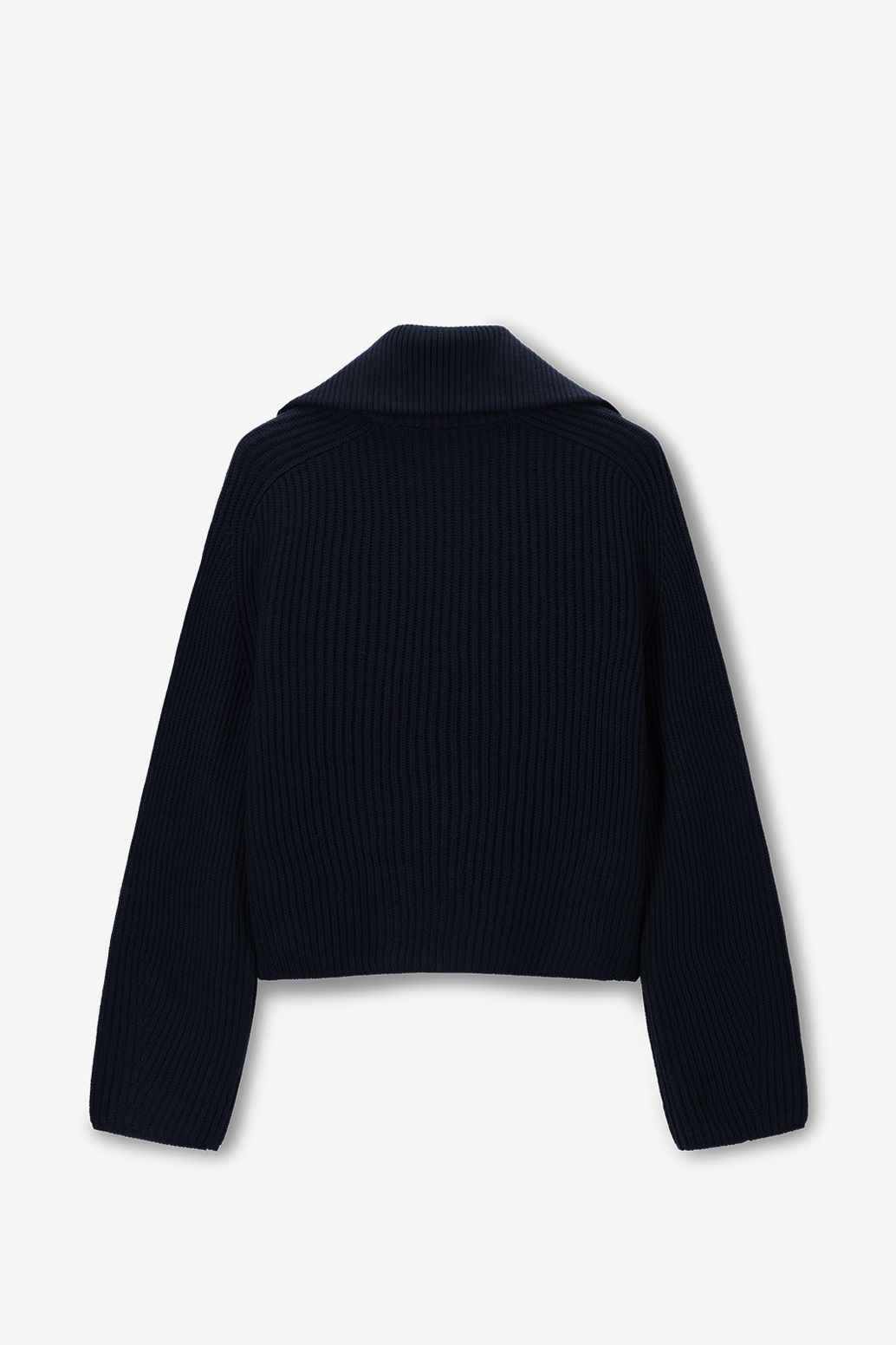 Pull avec boutons - bleu foncé