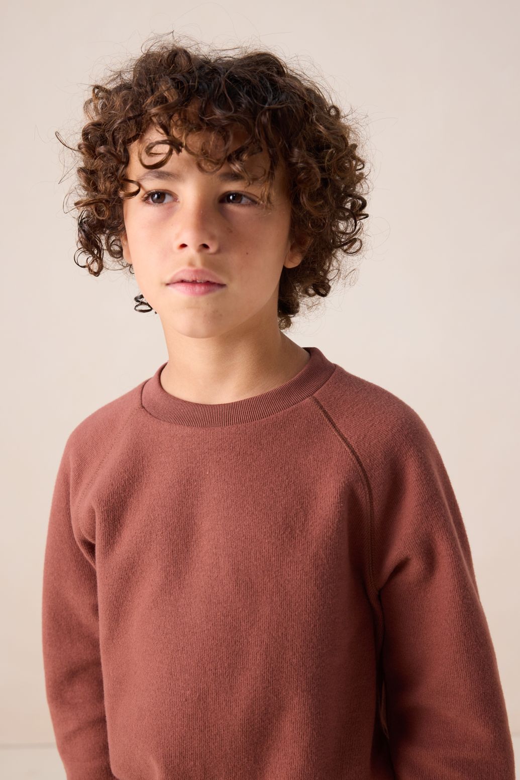 Donkerbruine sweater