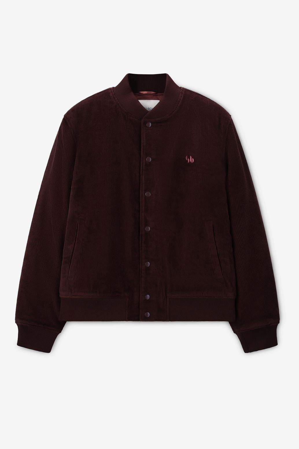 Bomberjacke aus Cord - lila