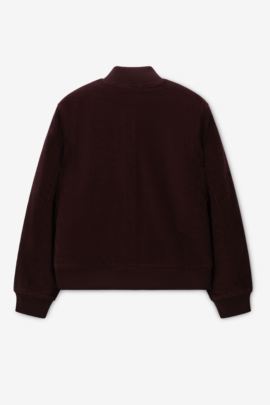 Bomberjacke aus Cord - lila