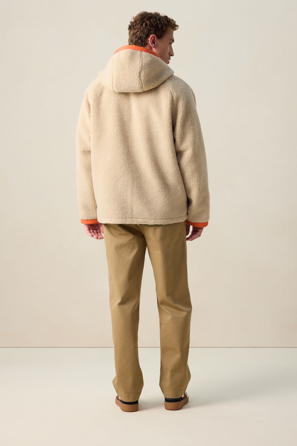 Veste duveteuse réversible - orange