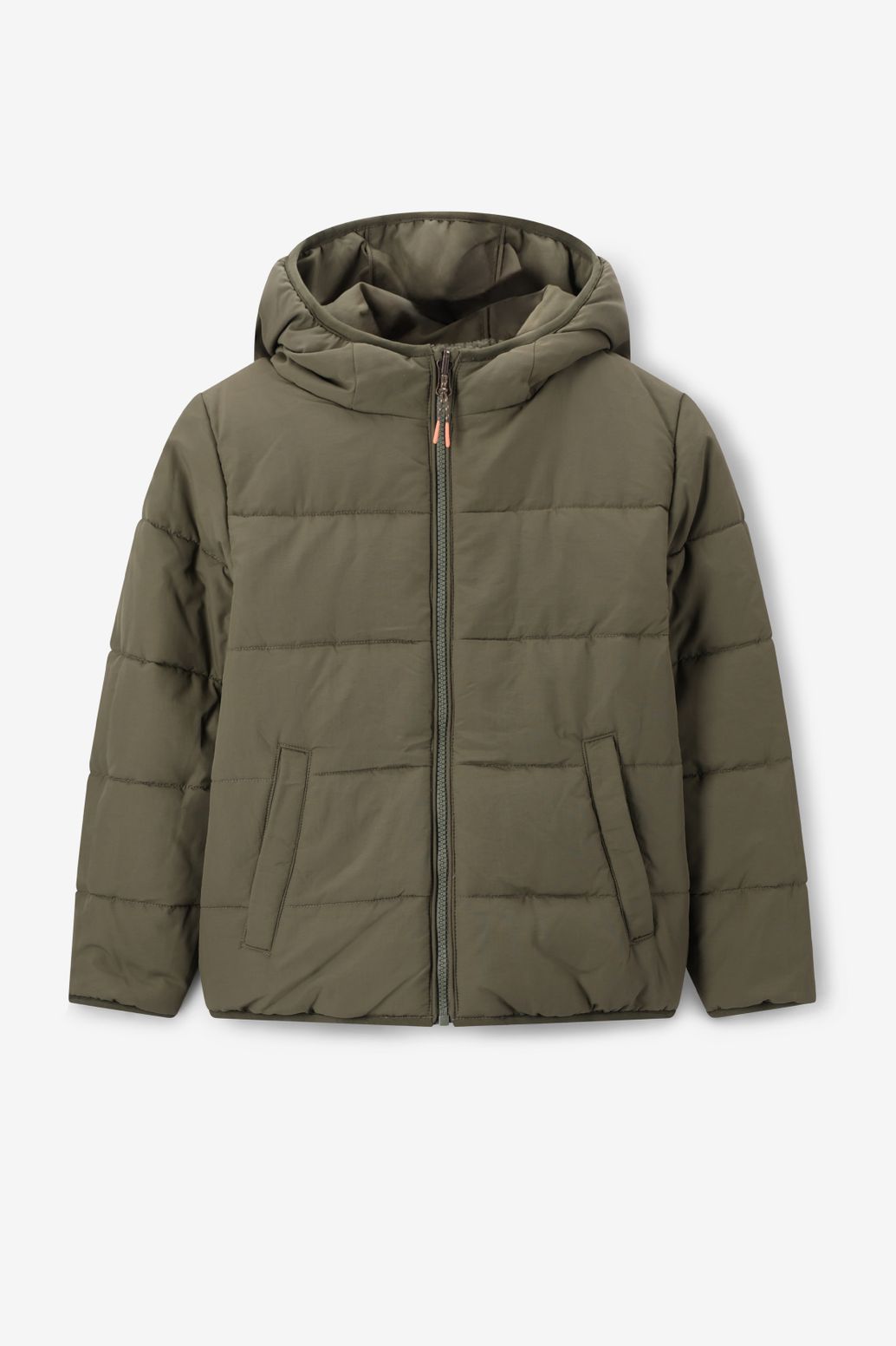 Teddy-Jacke zum Wenden - dunkelgrün