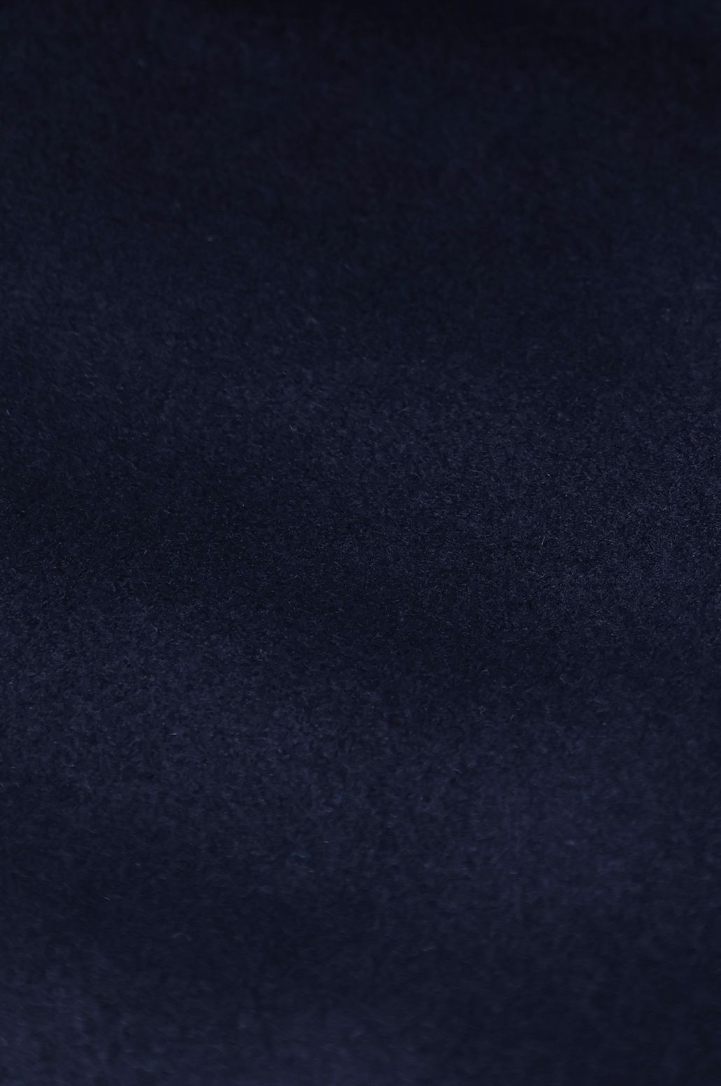 Donkerblauwe wollen jas