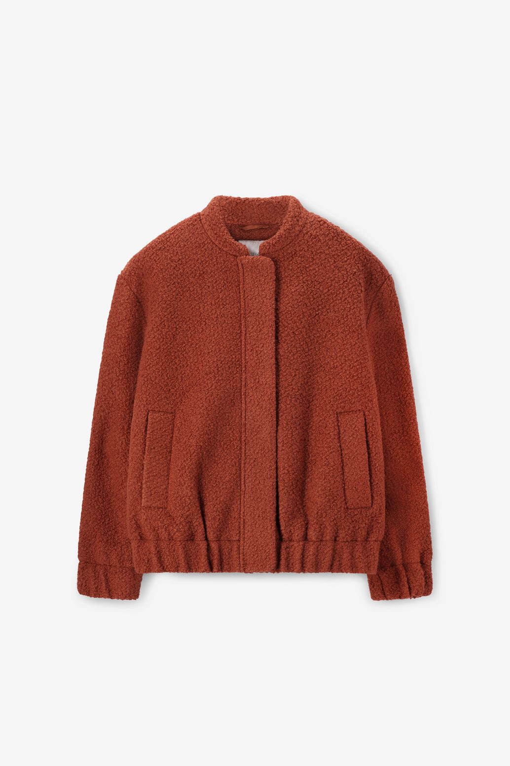 Veste bouclette - marron