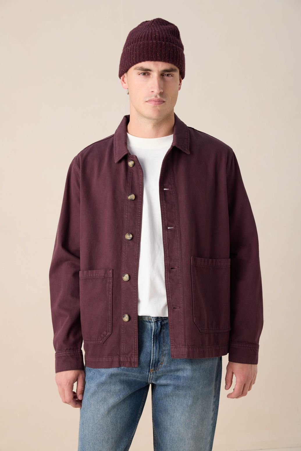 Donkerbruin workwear jack