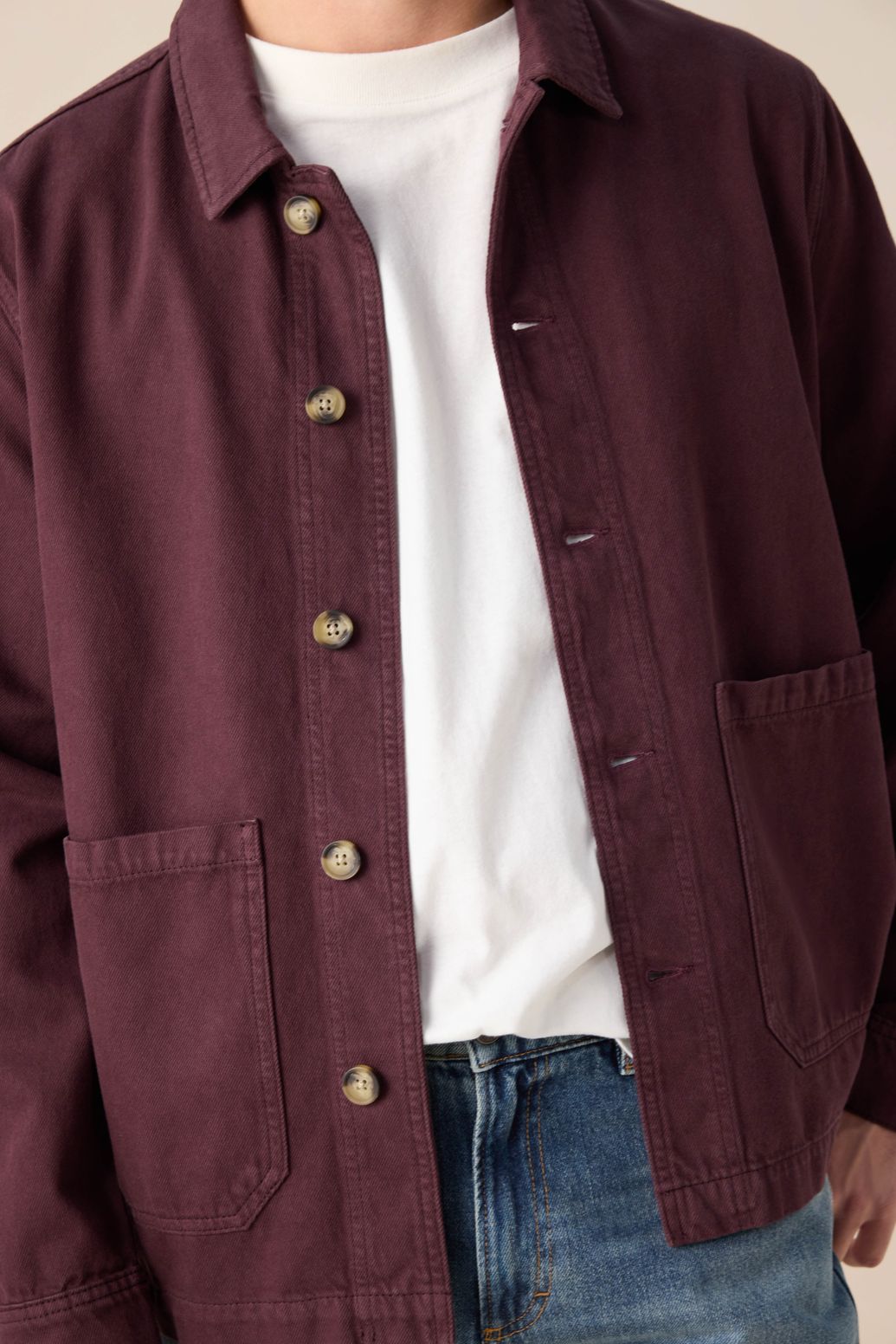 Donkerbruin workwear jack