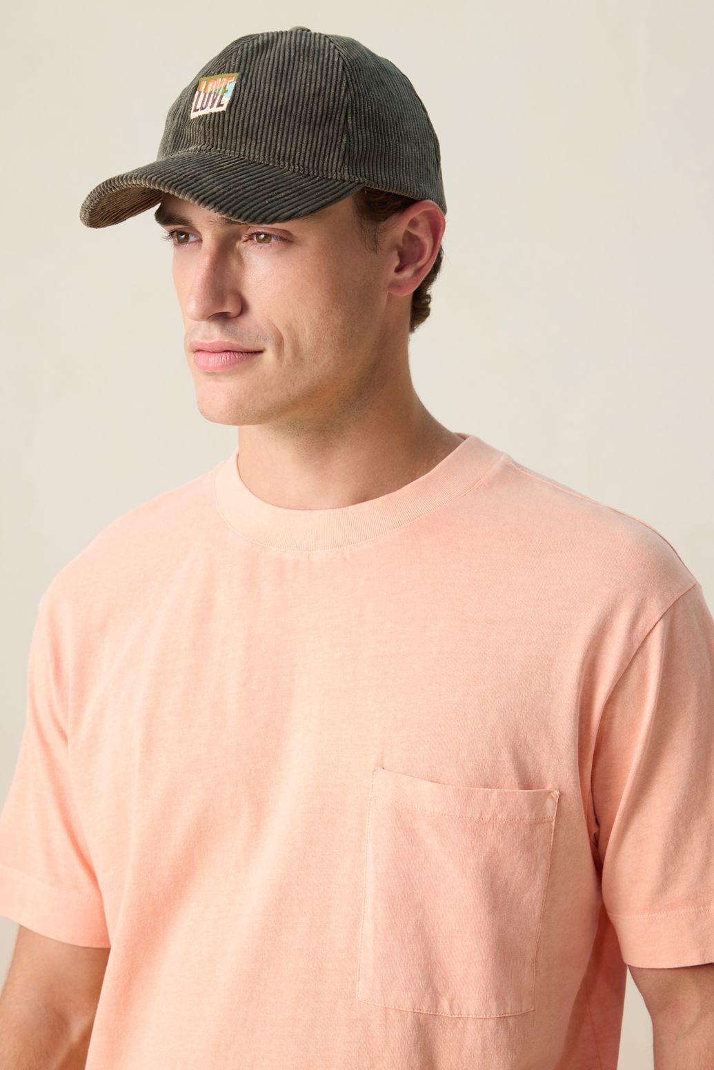 Lichtoranje boxy T-shirt