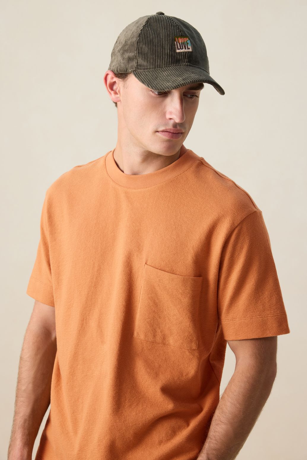 Boxy T-Shirt - hellbraun