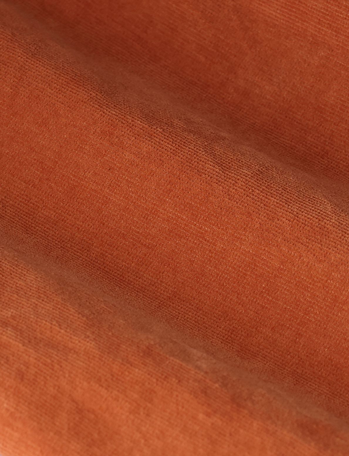 Pantalon évasé en velours côtelé - marron