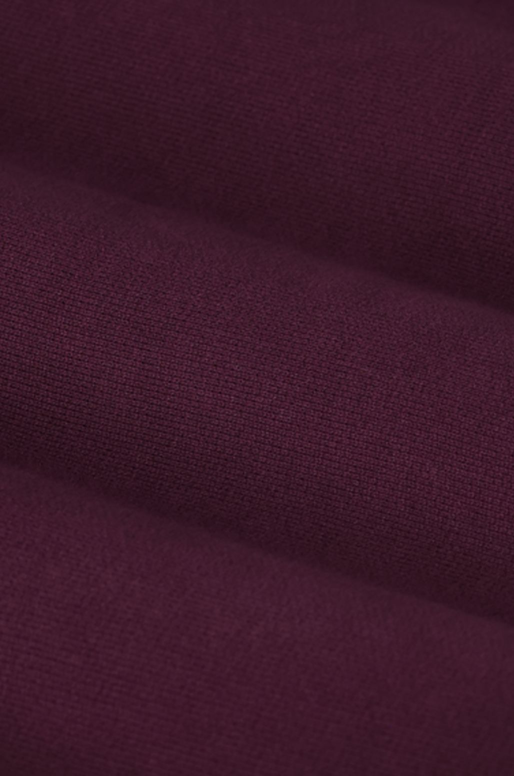 Sweat avec col V - rouge foncé