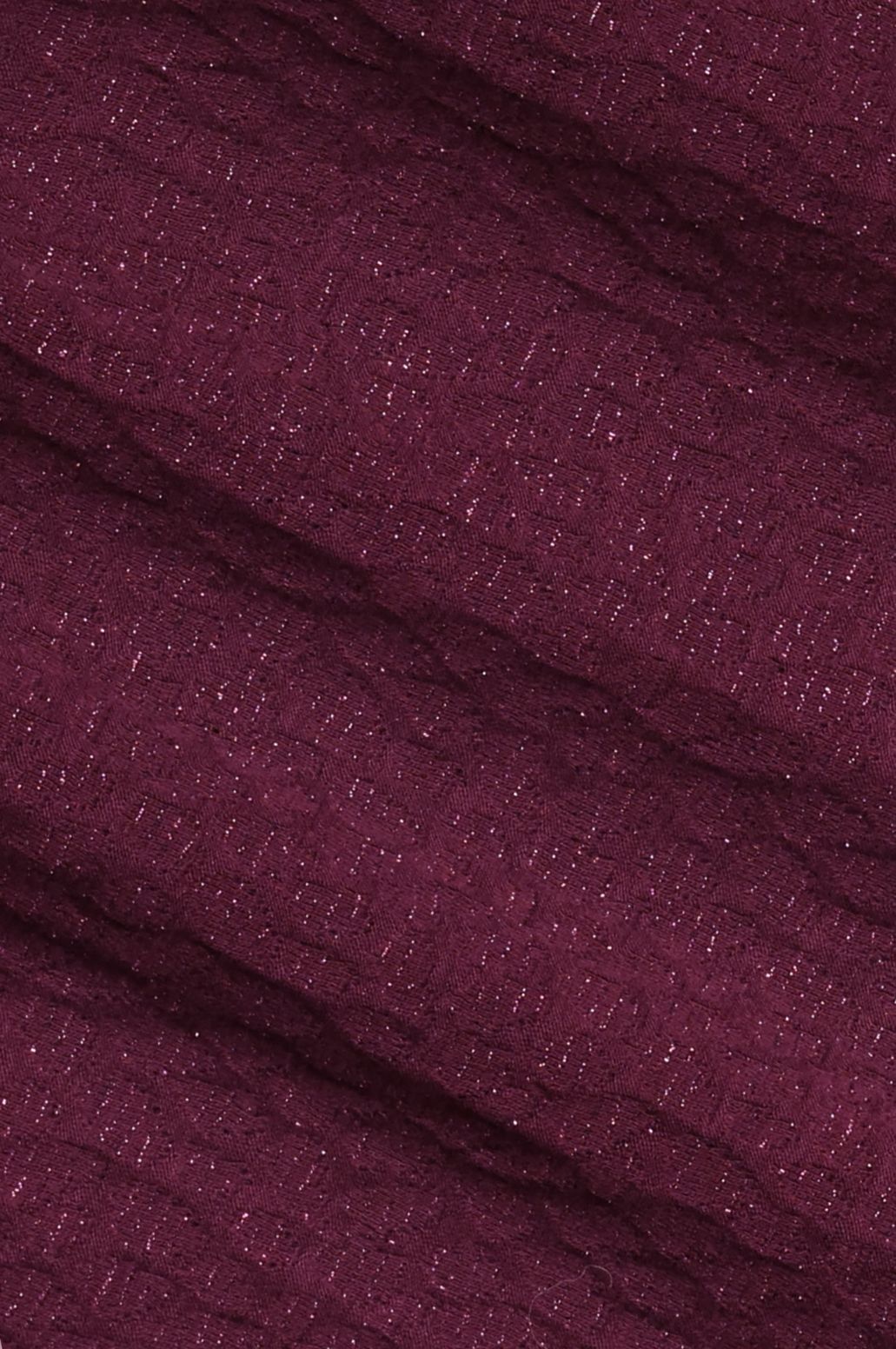 Donkerrood T-shirt met lurex