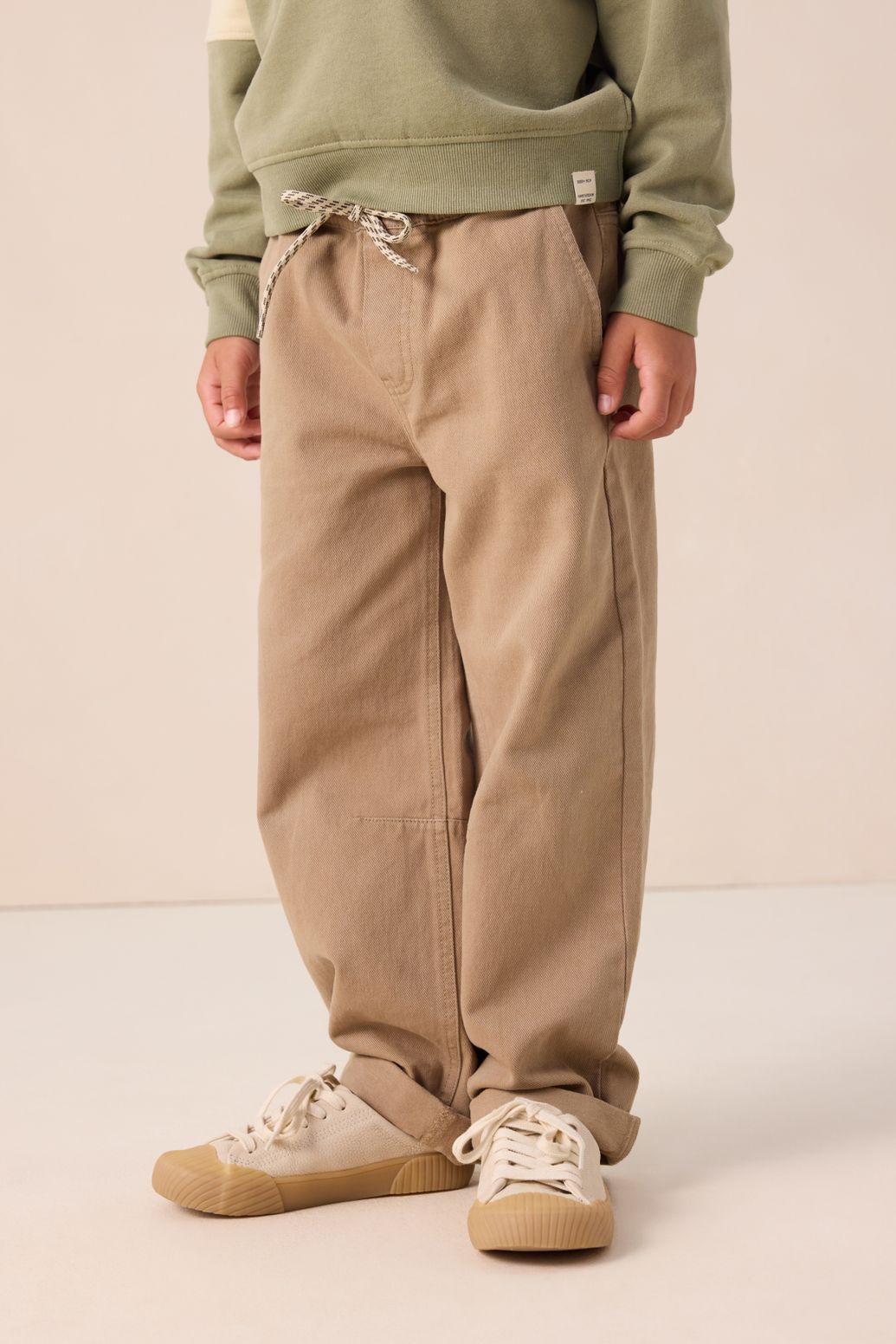 Denim-Jogger - braun