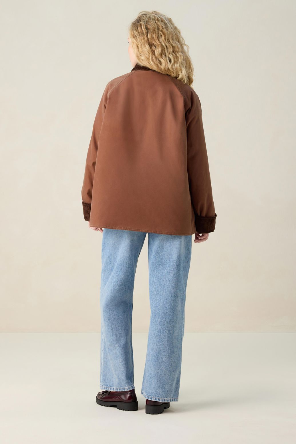 Veste cirée - marron