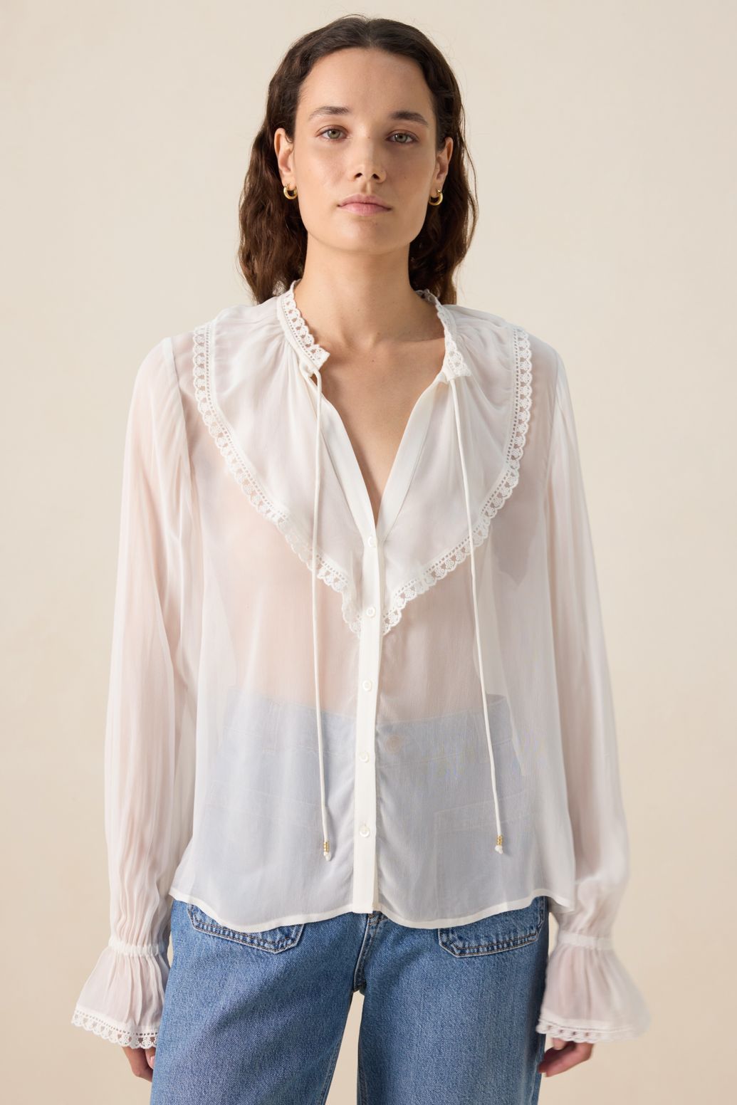 Blouse - blanc
