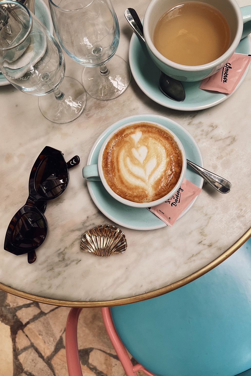 Haarspange Muschel - goldfarben