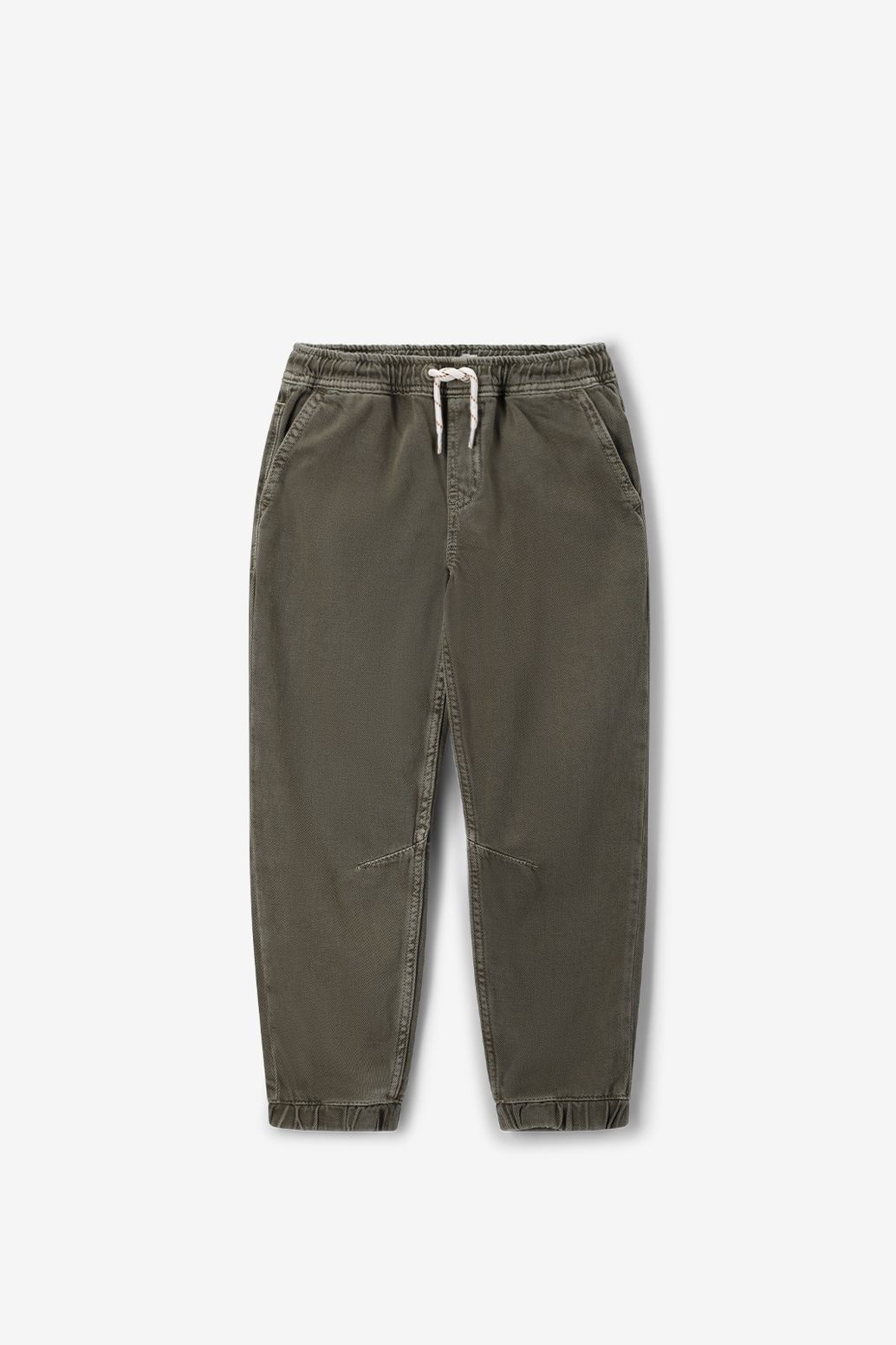 Denim-Jogger - dunkelgrün