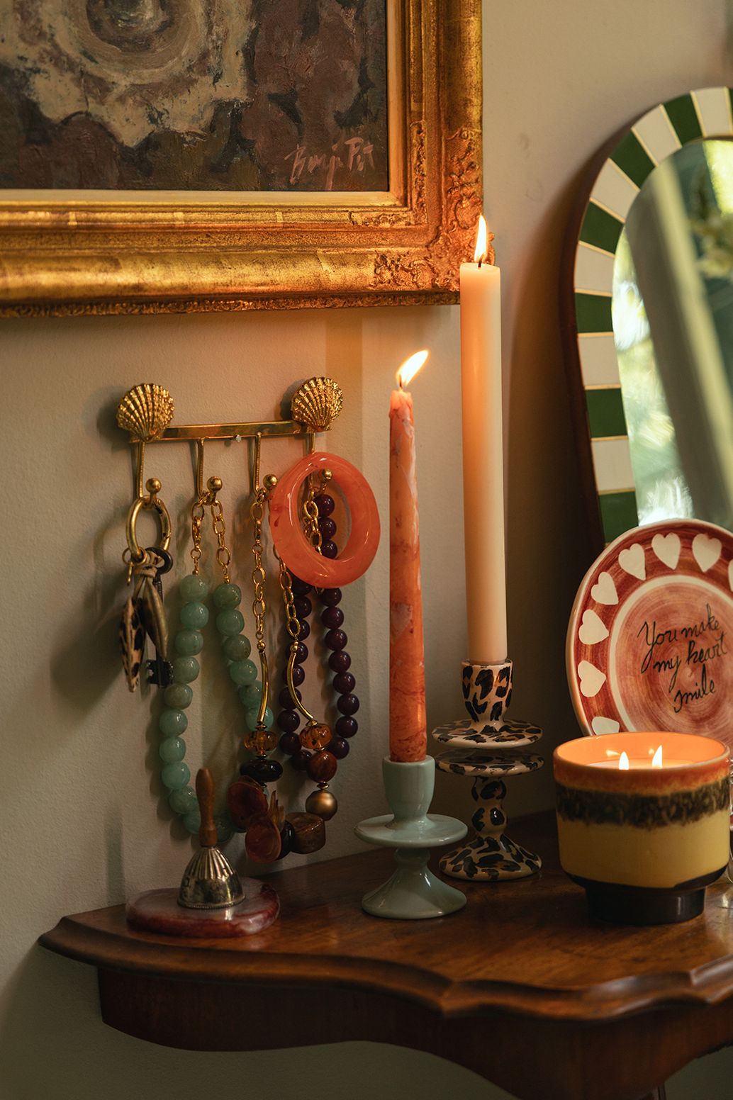 HK Living Ceramics Duftkerze Valencia small