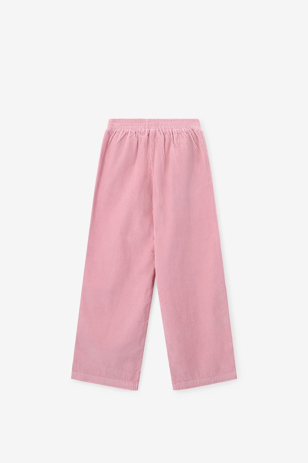 Roze corduroy broek