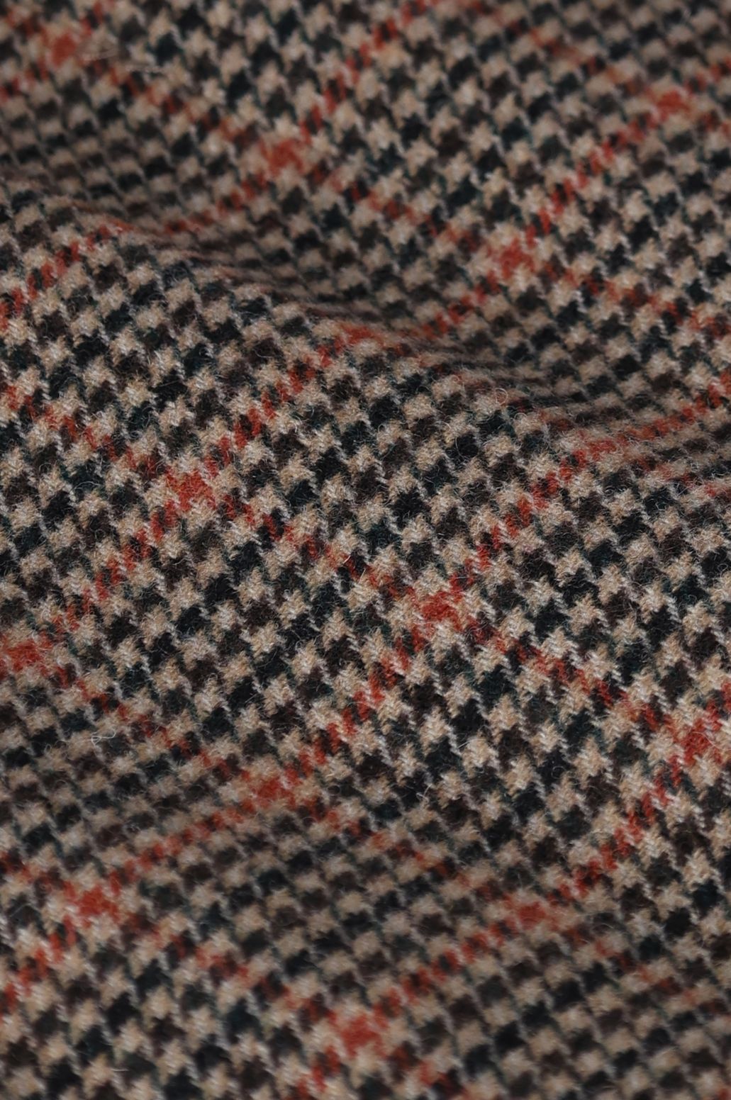 Donkerbruine geruite blazer