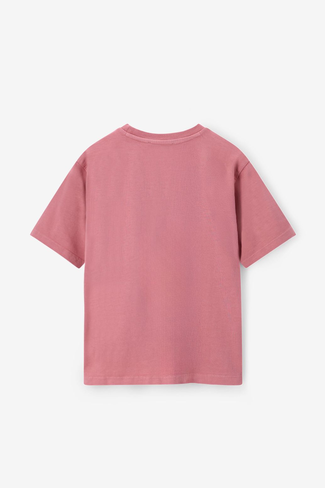T-Shirt mit Patch - rosa